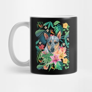 Tropical Australian Cattle Dog Blue Heeler Mug